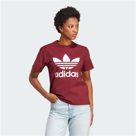 adidas t shirt damen weinrot|Weinrot .